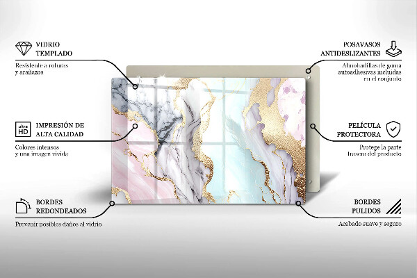 Worktop saver Pastel marble