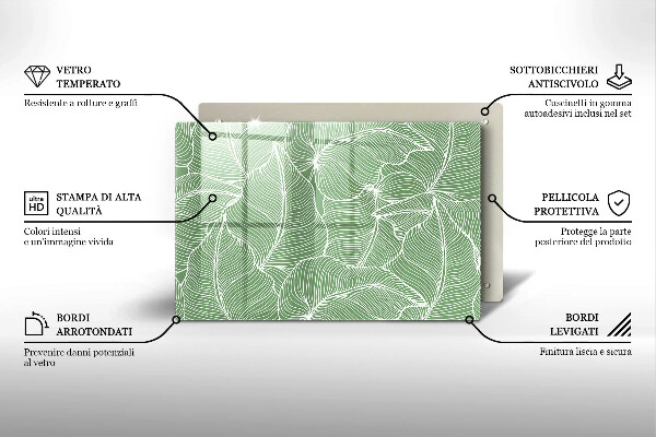 Worktop saver Linear leaves