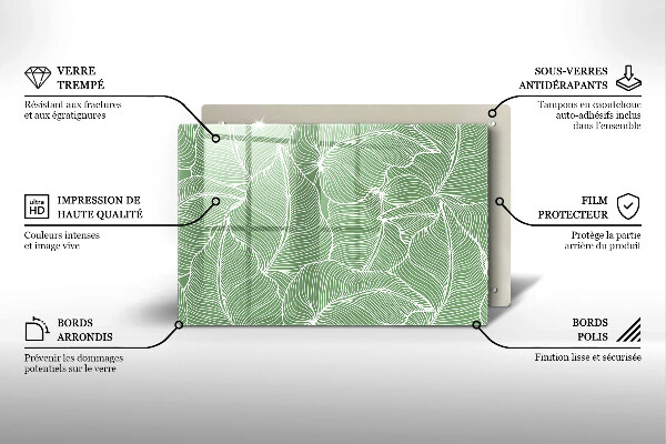 Worktop saver Linear leaves
