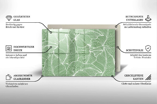 Worktop saver Linear leaves
