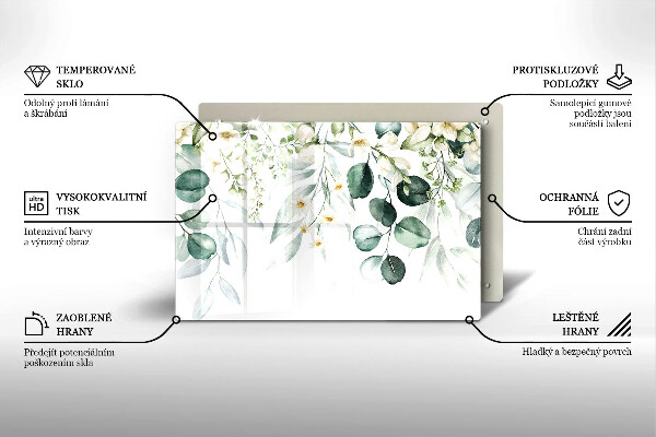 Worktop saver Watercolor plants