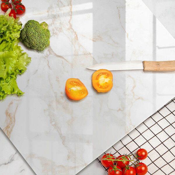 Induction hob protector Elegant stone marble