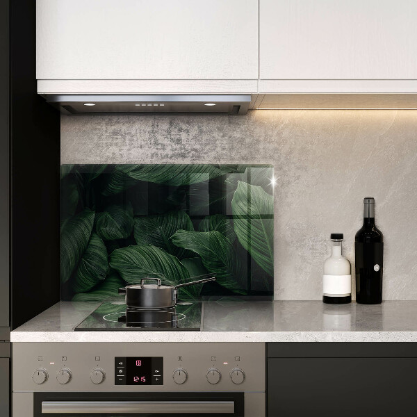 Worktop saver Dark leaves