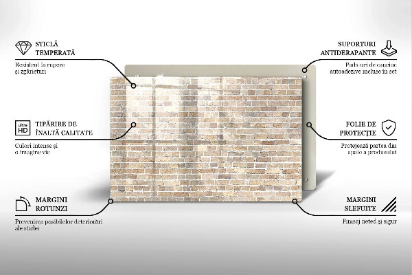 Worktop saver Wall bright bricks