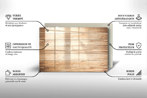 Worktop saver Wooden planks