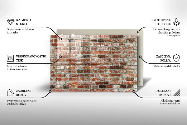 Worktop saver Old bricks wall