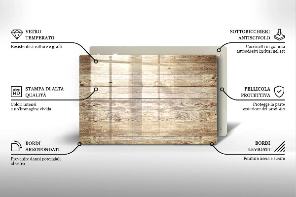 Worktop saver Wooden planks