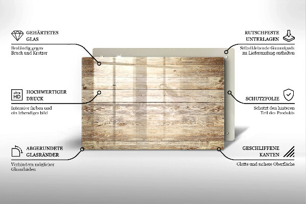 Worktop saver Wooden planks