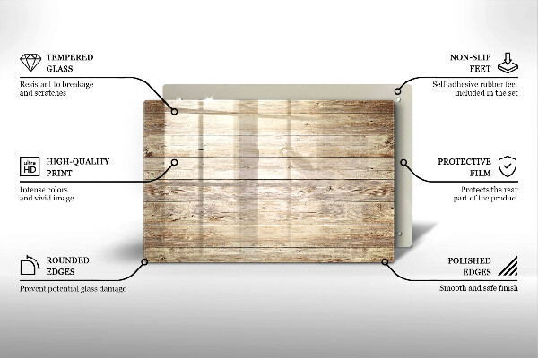 Worktop saver Wooden planks