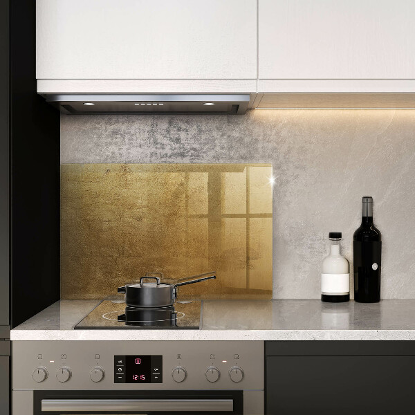 Induction hob protector Gold texture background