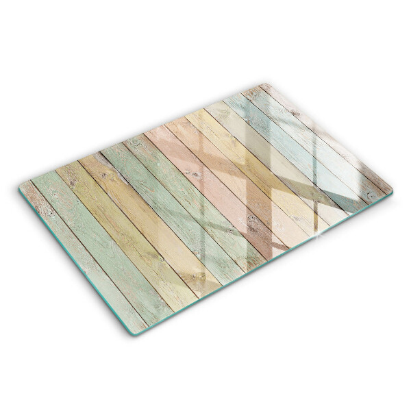 Induction hob protector Colorful vintage boards