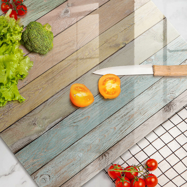 Induction hob protector Colorful vintage boards
