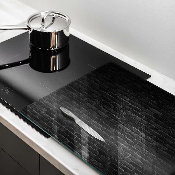 Induction hob protector Brick wall