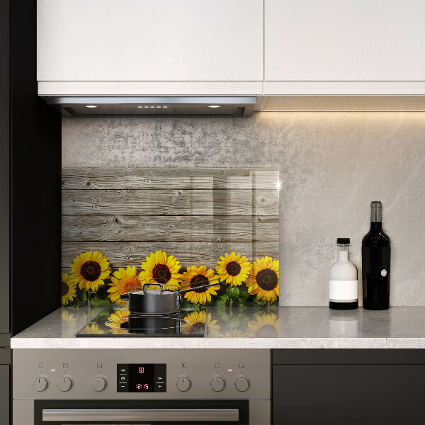 Worktop saver Sunflowers on the boards