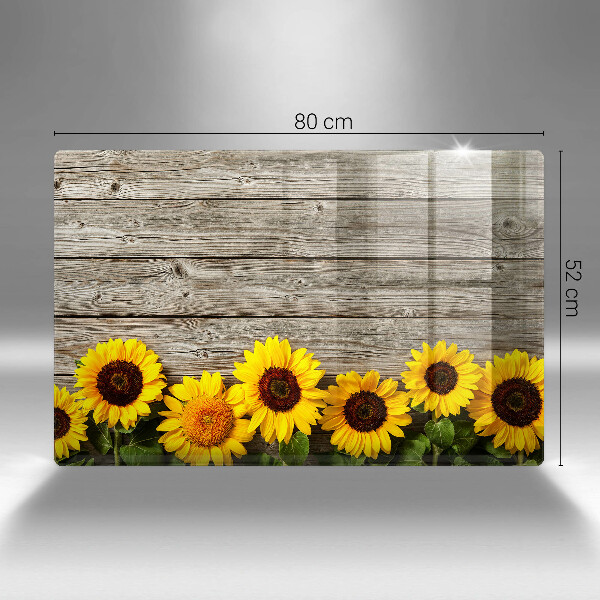 Worktop saver Sunflowers on the boards