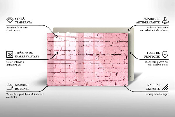 Worktop saver Pastel wall bricks