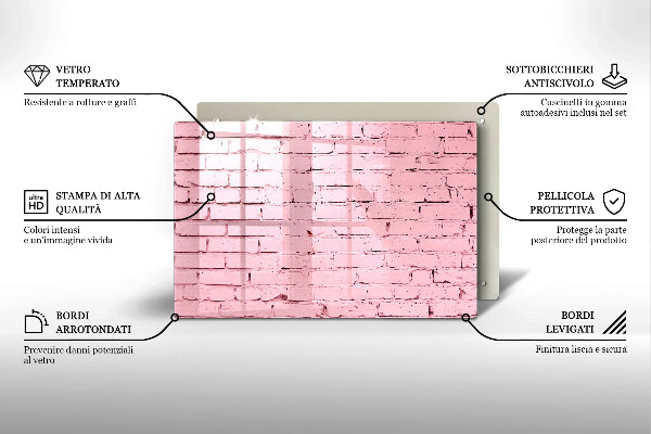 Worktop saver Pastel wall bricks