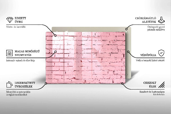 Worktop saver Pastel wall bricks