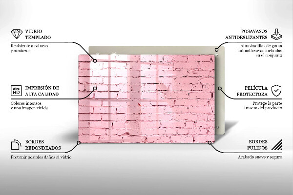 Worktop saver Pastel wall bricks