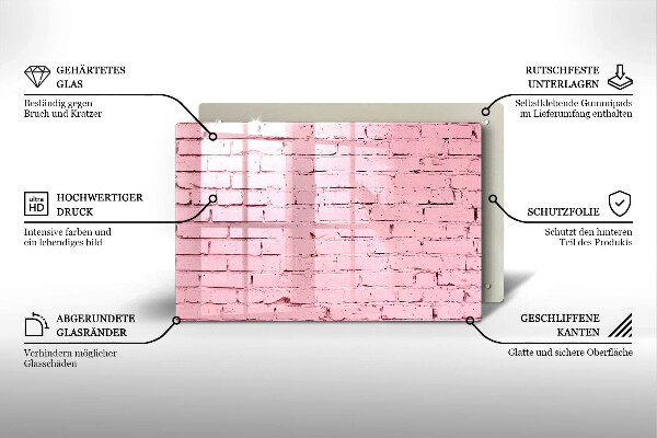 Worktop saver Pastel wall bricks