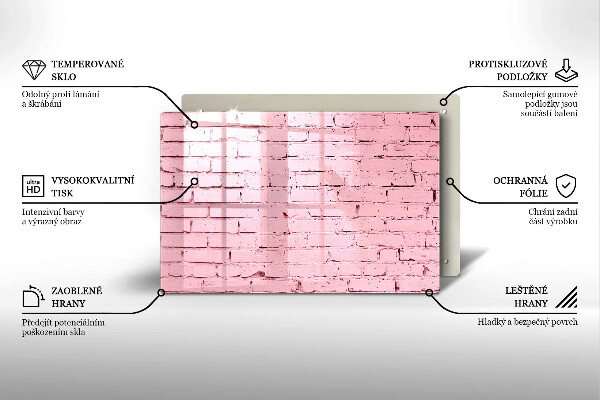 Worktop saver Pastel wall bricks