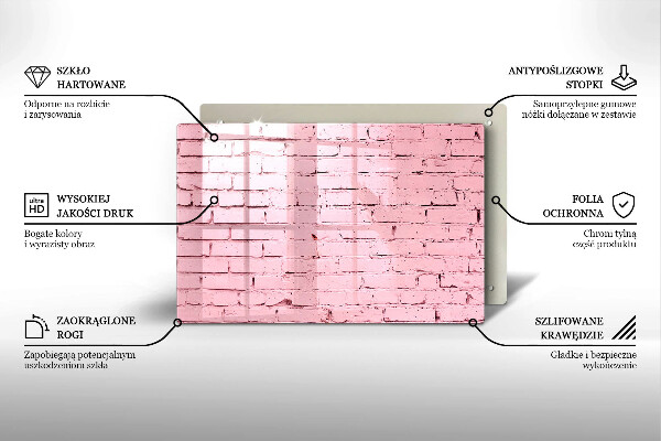 Worktop saver Pastel wall bricks