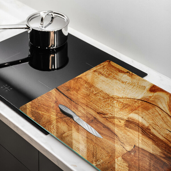 Worktop saver Wooden board texture