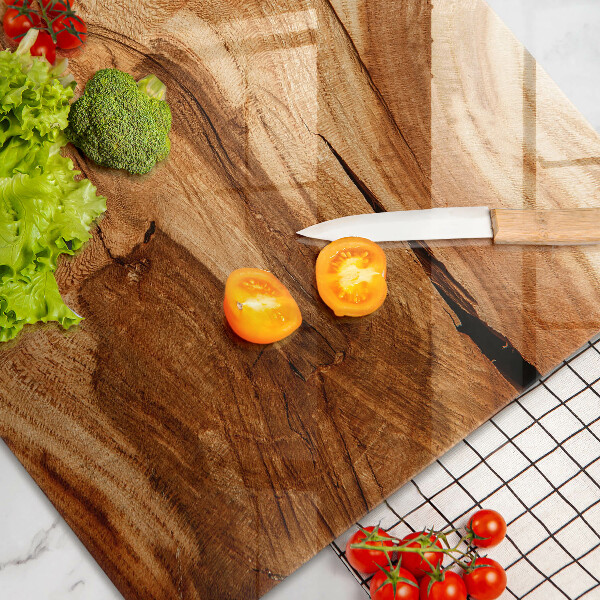 Worktop saver Wooden board texture