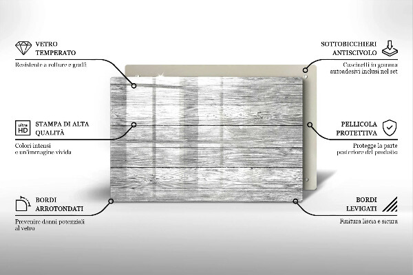 Worktop saver Wood old boards