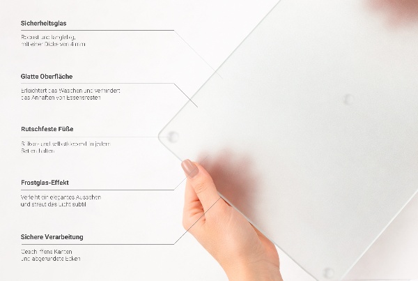 Worktop protector in size 23.6" x 20.5"