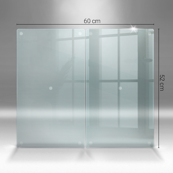 Transparent glass worktop saver 2x12x20 in