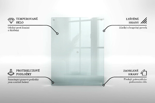 Transparent worktop heat protector 20x16 in