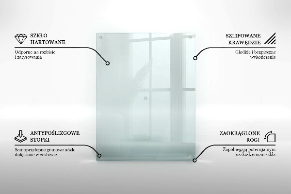 Transparent worktop heat protector 20x16 in