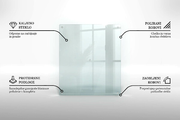 Transparent kitchen worktop saver 24x20 in
