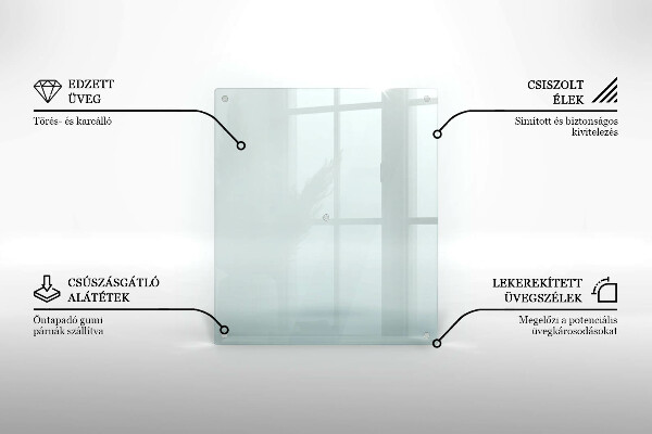 Transparent kitchen worktop saver 24x20 in