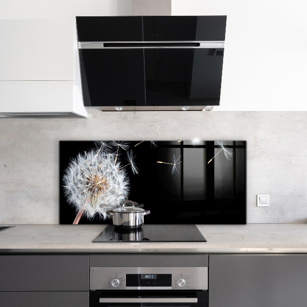 Kitchen wall panels Dandelion dandelion in the wind