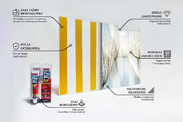 Kitchen wall panels Dandelion dandelion in the wind