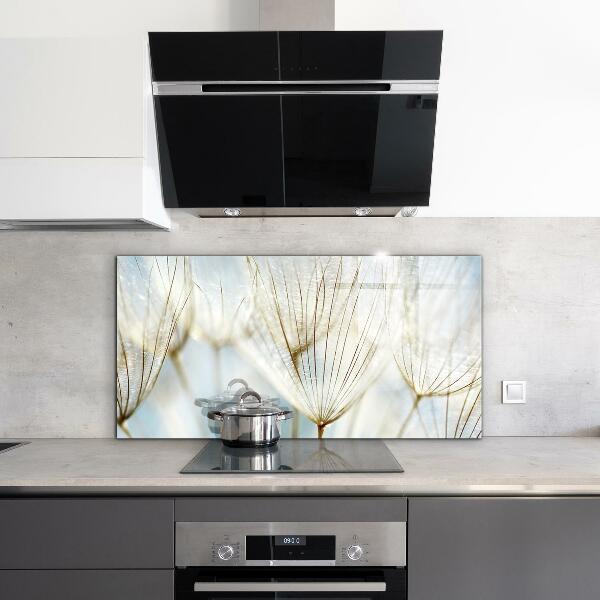 Kitchen wall panels Dandelion dandelion in the wind