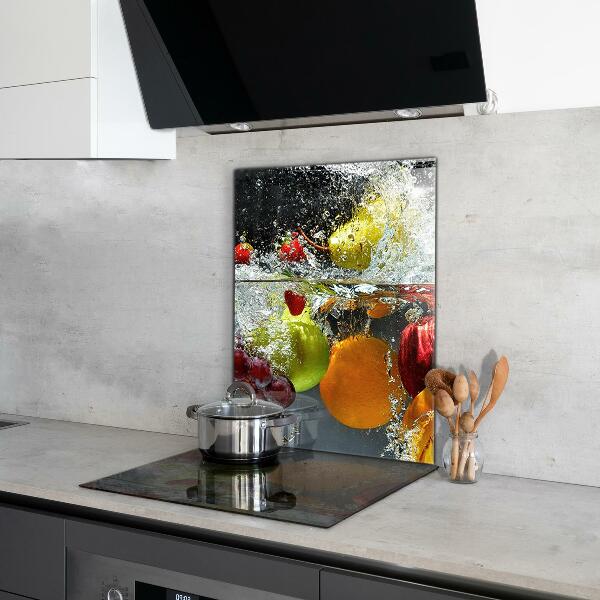Kitchen wall panels Juicy fruit lemonade