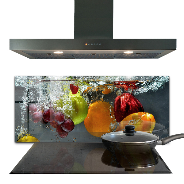 Kitchen wall panels Juicy fruit lemonade