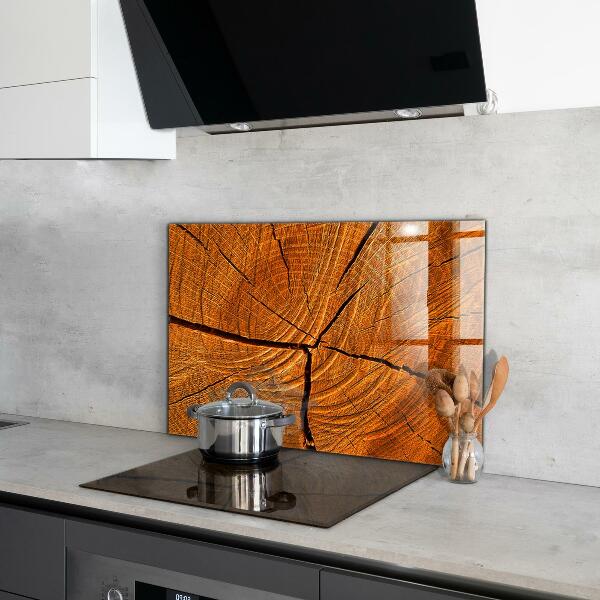Oven splashback Trunk structure
