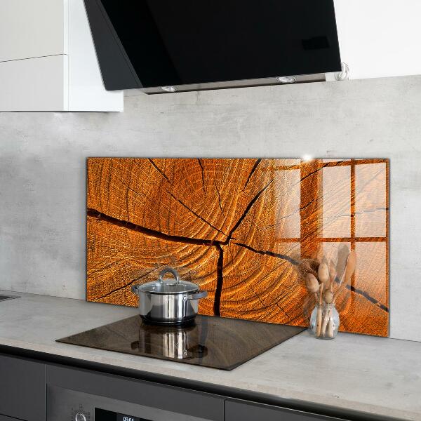 Oven splashback Trunk structure