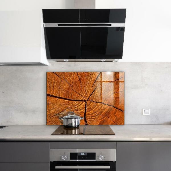 Oven splashback Trunk structure