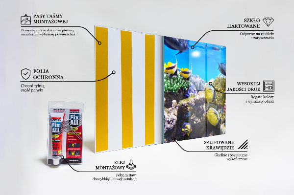 Hob splashback Coral reef red sea