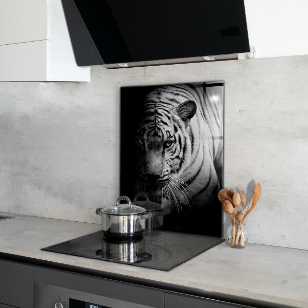 Kitchen wall panels White siberian tiger