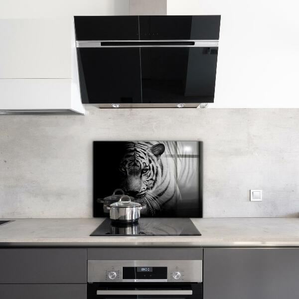 Kitchen wall panels White siberian tiger