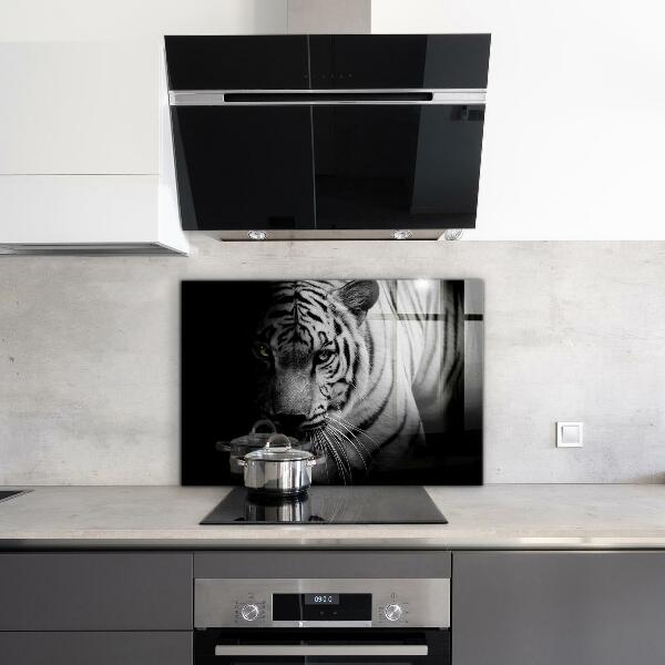 Kitchen wall panels White siberian tiger