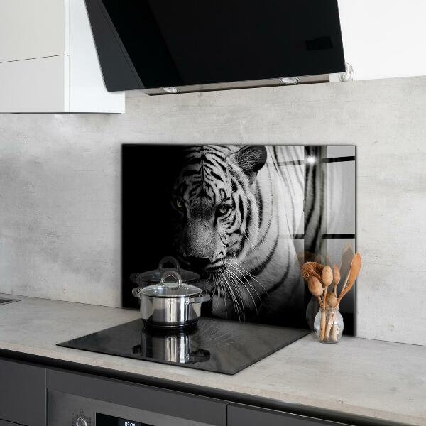 Kitchen wall panels White siberian tiger