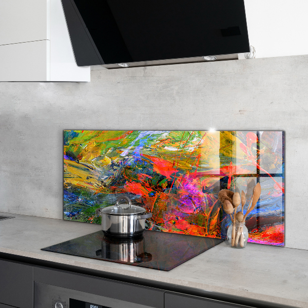 Kitchen wall panels Color explosion
