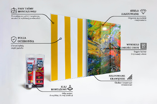 Kitchen wall panels Color explosion